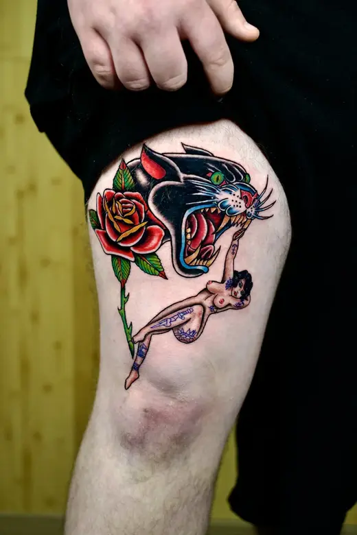 Tattoo by Clayton Parnell, West Palm Beach, Florida